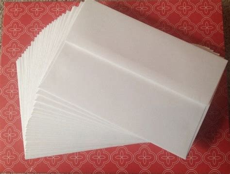 Envelopes White 5x7 Envelopes Wedding by MissStickerJunkie on Etsy