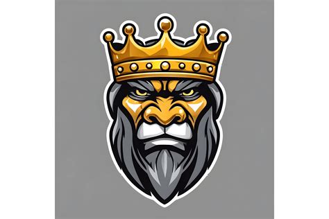 King Logo Design Graphic by mimishop · Creative Fabrica