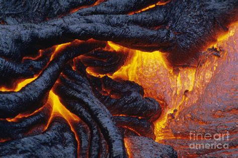 Pahoehoe Lava Texture Photograph by Ron Dahlquist - Printscapes - Pixels