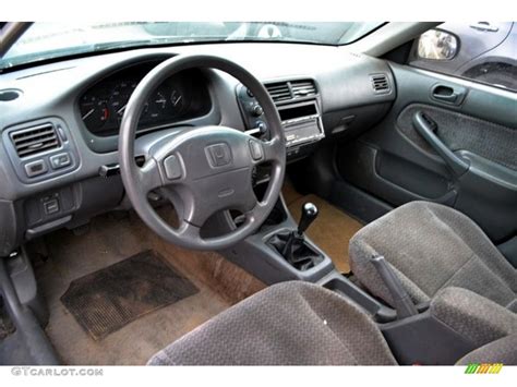 Gray Interior 2000 Honda Civic LX Sedan Photo #87371917 | GTCarLot.com