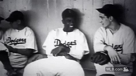 Jackie Robinson Laughing GIF by MLB - Find & Share on GIPHY