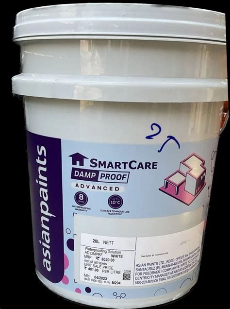 20L Asian Paints Smart Care Damp Proof Advanced at Rs 5199/litre | Asian Paint in Mysore | ID ...