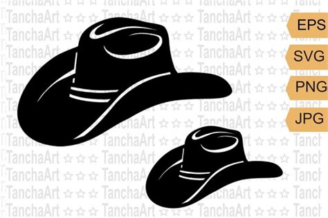 Cowboy Hat Silhouette Png