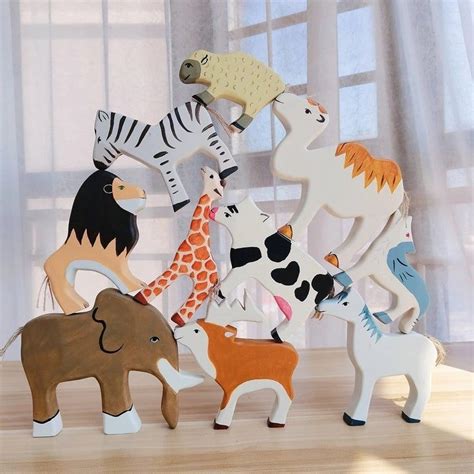 Wooden Animal Safari Set - The Clever Shop - The Clever Shop