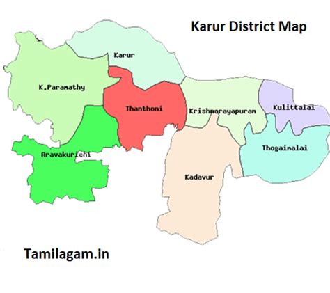 Karur District Information, Karur District History, Karur District Tourist Places