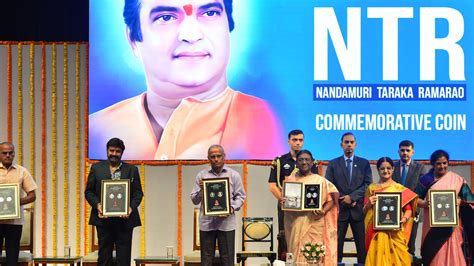 Indian president unveils Rs 100 coin marking NTR's birth centenary - Telugu News - IndiaGlitz.com