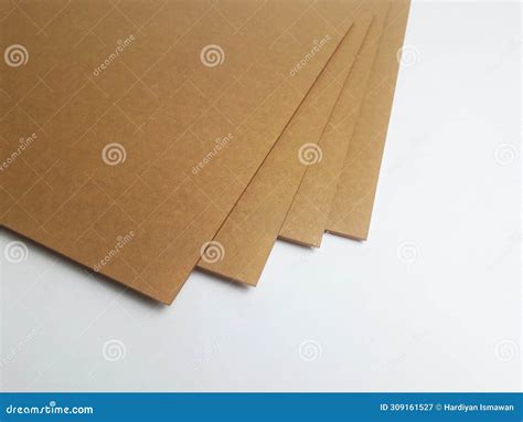 A Cardboard Sheets In Stack. Perforated Sheets Of Corrugated Cardboard Are Stacked On Pallets ...