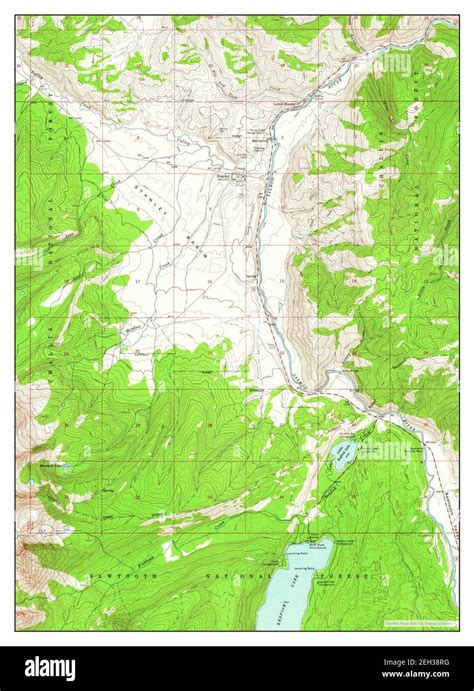 Stanley idaho map hi-res stock photography and images - Alamy