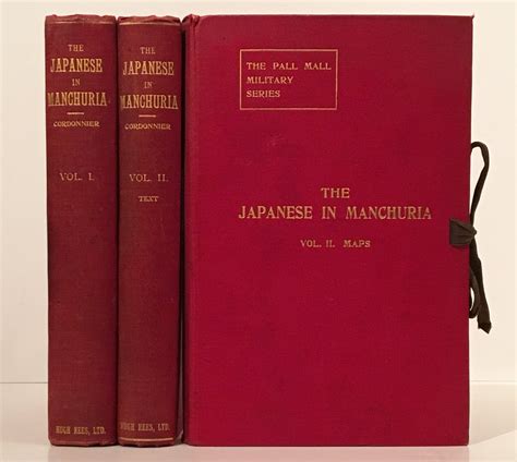 The Japanese in Manchuria, 1904 Complete in 2 Text Volumes + Map Portfolio | E. L. Cordonnier, C ...