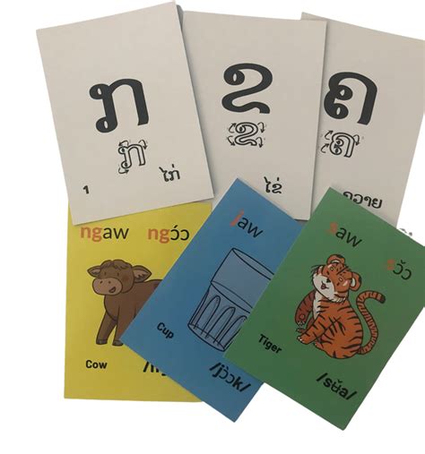 Lao Alphabet Flash Cards | Lao Lessons