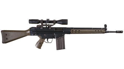 Pre-Ban Heckler & Koch HK91 Semi-Automatic Rifle with Scope | Rock Island Auction