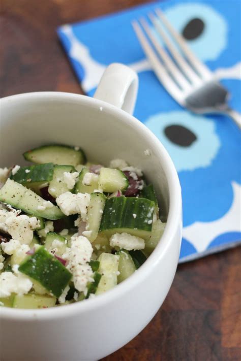 Cucumber, Olive and Feta Salad - Low Carb Delish