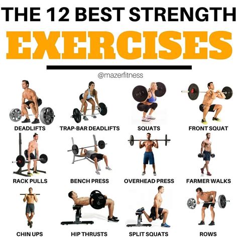 THE 12 BEST STRENGTH EXERCISES!! - Well, the best? Yeah I think these ...