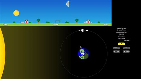 Moon Phases Simulation Viewed from Earth and Space | PBS LearningMedia