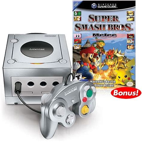 GameCube System with Bonus Super Smash Bros - Walmart.com