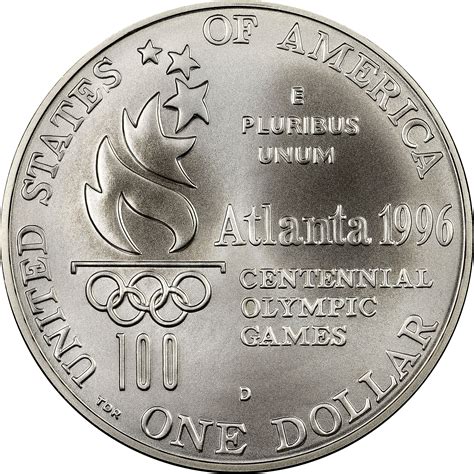 1996 D Olympics - High Jump S$1 MS Modern Commemoratives | NGC