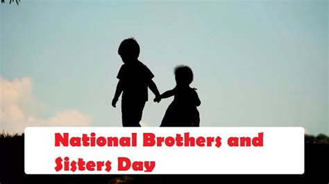 National Brothers and Sisters Day 2023: Celebrating the special bond between brothers and ...