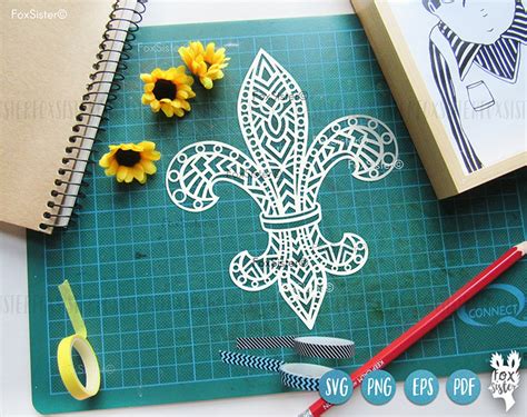 Fleur De Lis Svg Cut File Design Lily Svg French Lily Svg - Etsy Australia