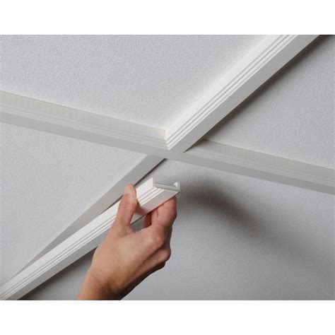 Armstrong Ceilings StyleStix 12-Pack 24-sq ft Snap On Main Ceiling Grid Covers in the Ceiling ...