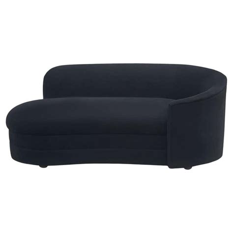 Asymmetrical Green Velvet Chaise Lounge at 1stDibs | green chaise lounge, chaise lounge green ...