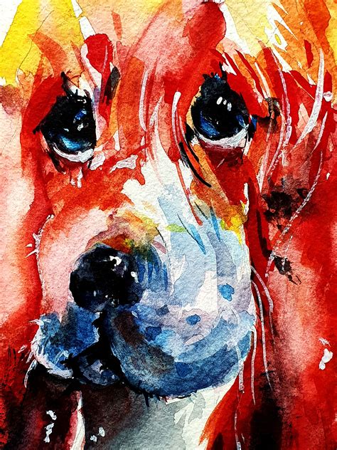 Dog Painting Original Watercolor Dog Art Pet Painting Portrait | Etsy