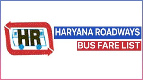 Haryana Roadways Bus Fare List 2025