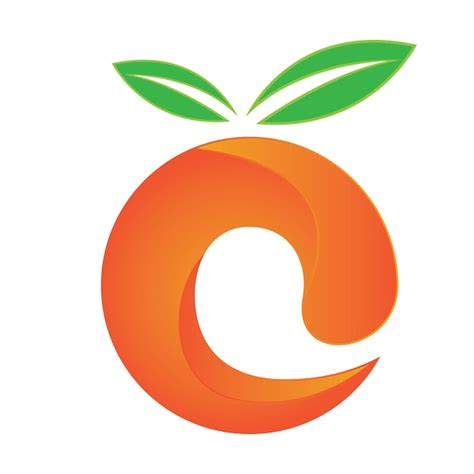 Premium Vector | Orange logo design