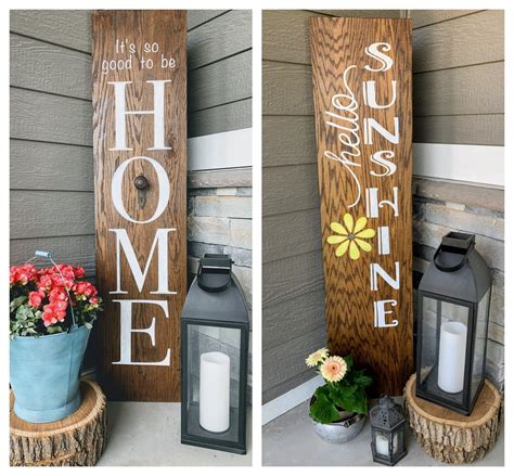 DIY Reversible Porch Sign - The House on Silverado