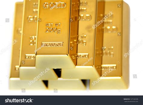 Gold Bars Stacked Stock Photo 127144109 | Shutterstock