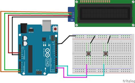 Rangkaian Push Button Arduino