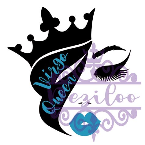 Virgo Queen Zodiac Birthday Woman Digital Download Cut File SVG, PNG, JPG (Download Now) - Etsy