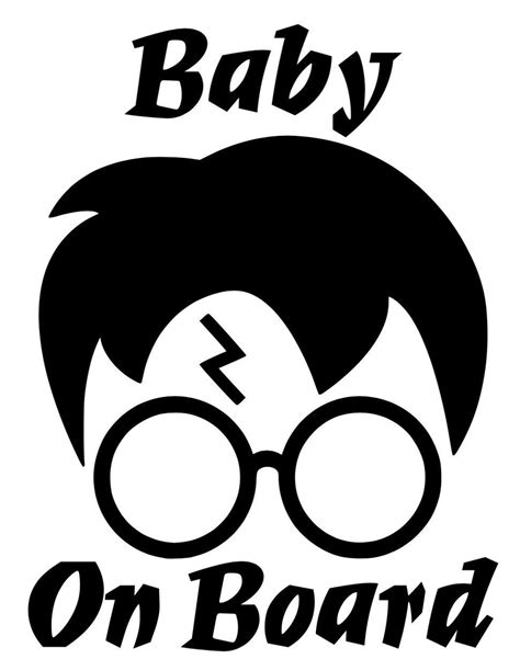 Harry Potter Baby on Board Decal by BlessYourHrtDsgns on Etsy | Harry potter baby, Harry potter ...