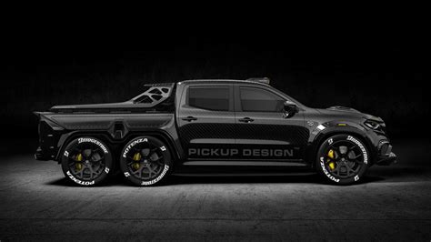 6-Wheel Mercedes X-Class Custom Is Pickup Of Your Nightmares