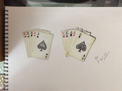 Playing Card Drawing at GetDrawings | Free download