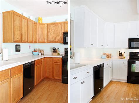 Refurbished Kitchen Cabinets Before And After – Juameno.com