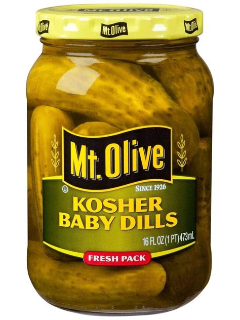 Kosher Baby Dills - Mt Olive Pickles