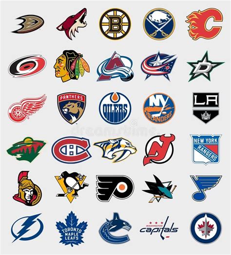 NHL Teams Logos Collection