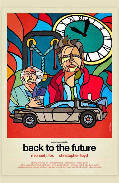 Locandine di Film in stile GlassArt | Back to the future, 80s movie posters, Movie posters