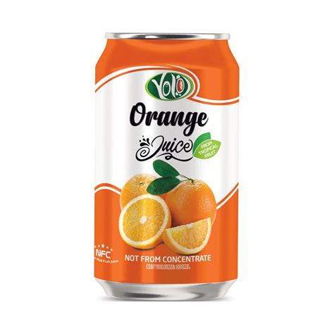 Wholesale 330ml canned orange fruit juice - Aloefield Beverages Co. Ltd