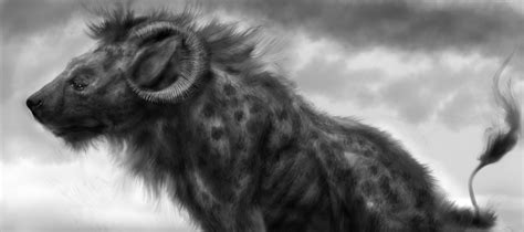 Oakswamp hyena-ram-lion hybrid by reebkram on DeviantArt