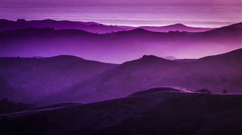 Mountain range, landscape, purple, mountains HD wallpaper | Wallpaper Flare