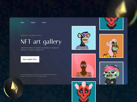 NFT art gallery by bilguun munkhbat on Dribbble