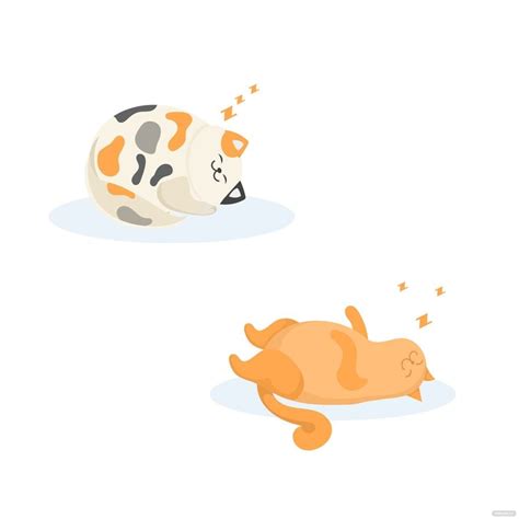 Sleeping Cat Vector in Illustrator, SVG, JPG, EPS, PNG - Download | Template.net