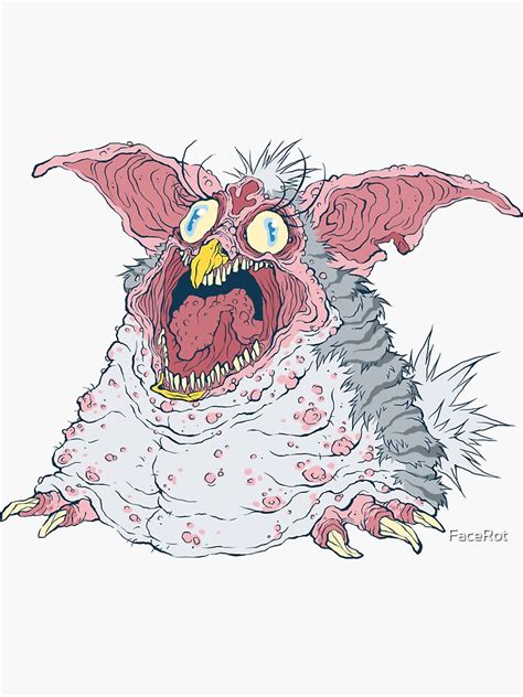 "Creepy Furby" Sticker by FaceRot | Redbubble