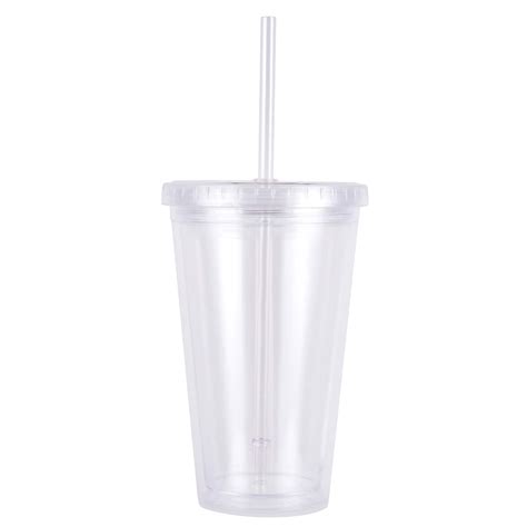 18oz. Plastic Tumbler with Straw by Celebrate It™ | Michaels