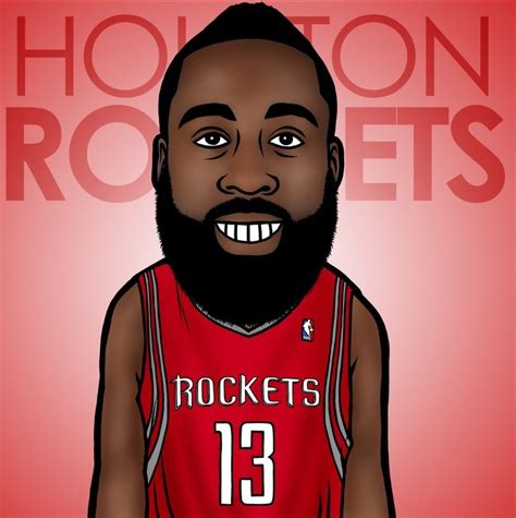 James Harden | NBA cartoon image | Pinterest