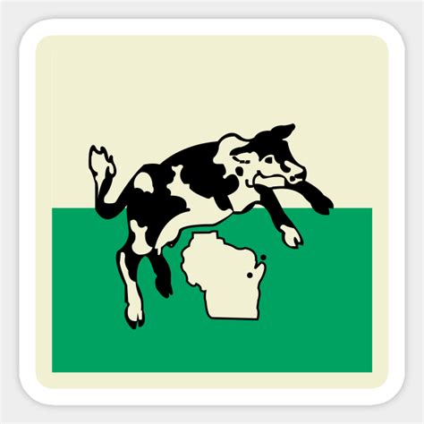 Spotted Cow - Wisconsin - Sticker | TeePublic