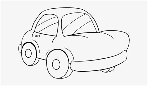 Download How To Draw A Cartoon Car - Drawing | Transparent PNG Download | SeekPNG