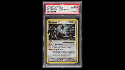 Gold Star Rayquaza Pokémon card sells for over $38,000