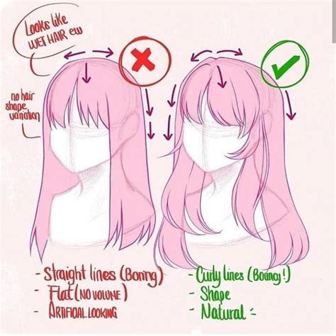 How To Get Better At Drawing Anime Hair / Pin on Päîñtîñg and Àrt / As ...